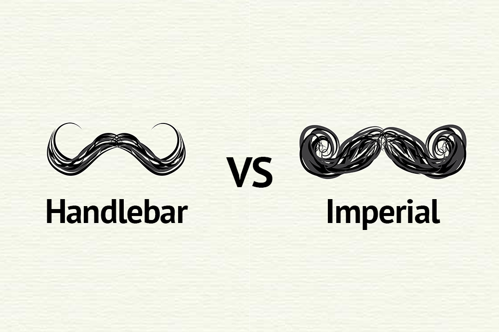 The Difference Between the Imperial Moustache and the Handlebar Moustache